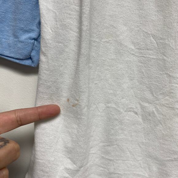 Vintage Mens Size L Bowling Graphic Print Single Stitch Baseball Jersey Shirt - Picture 2 of 7